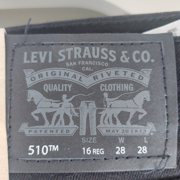 Levi Strauss Boy's Skinny 💙 Fit Stretch Jeans 👖 16 Size - Picture 5 of 9